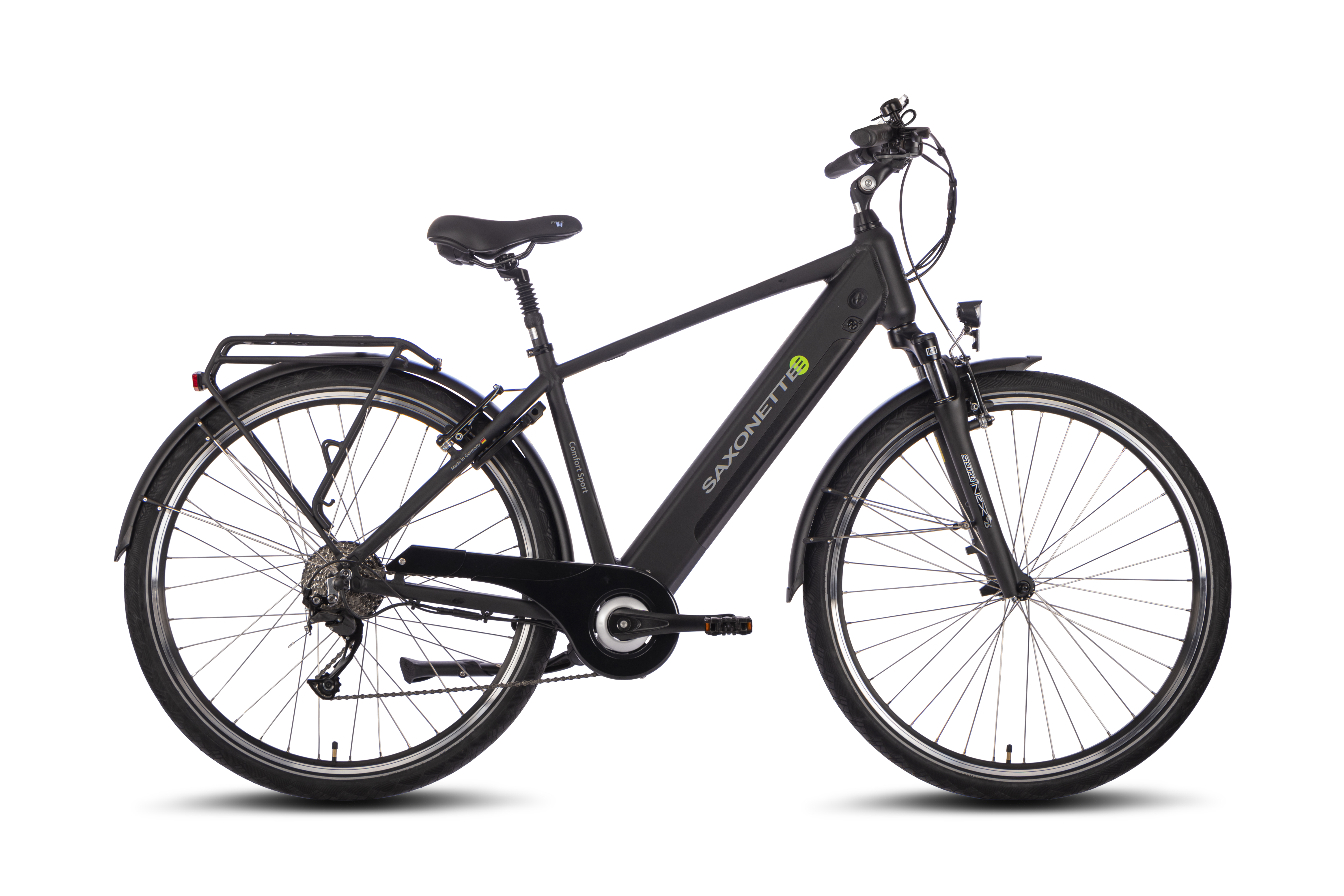 SAXONETTE Comfort Sport (Diamant) H28x48 9GKetteFL FG 11,6Ah HM schwarz matt